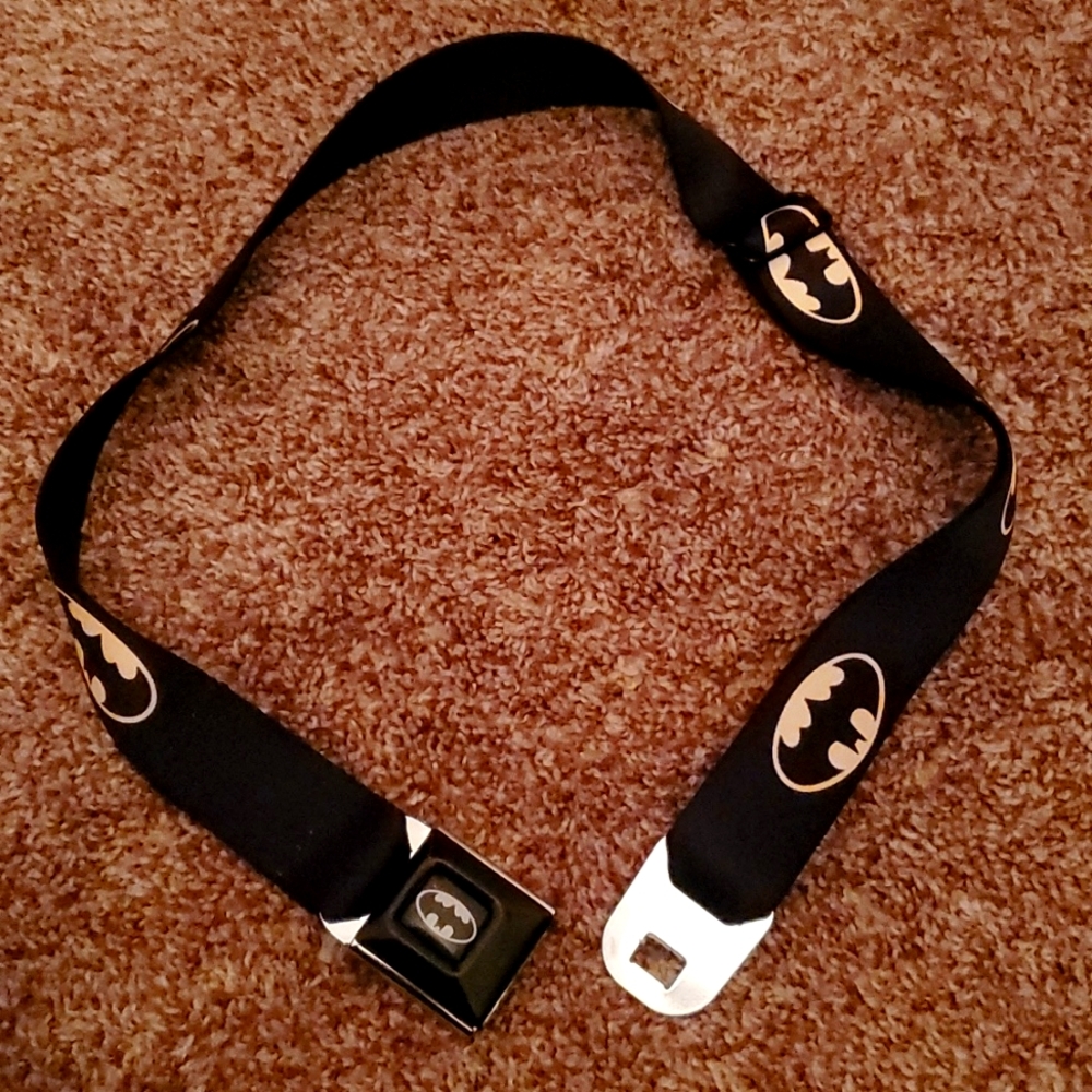 🦇 Batman Seat Belt Buckle Belt